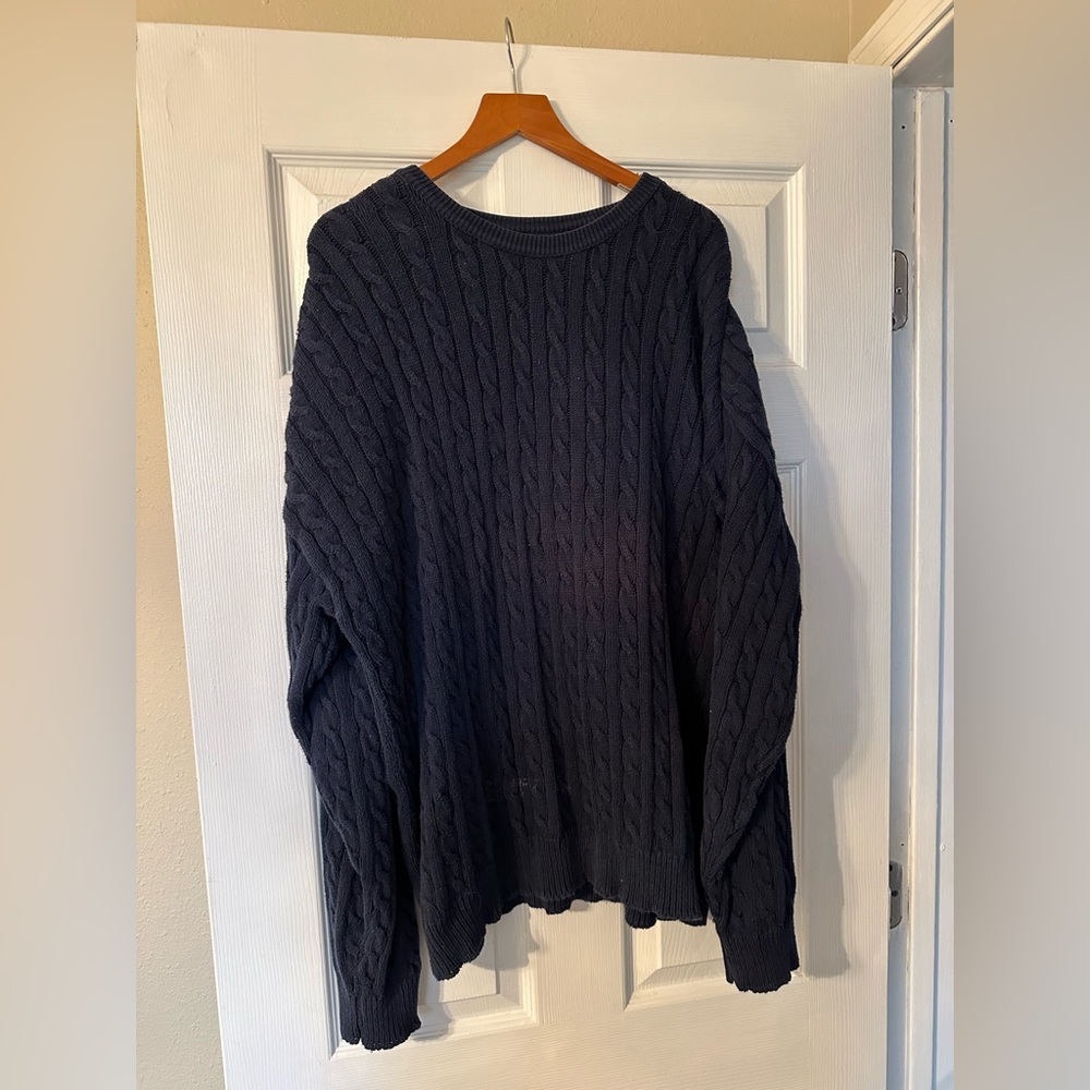 Brooks Brothers Navy Blue Sweater